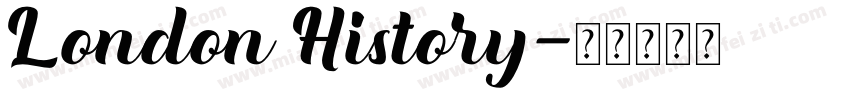London History字体转换